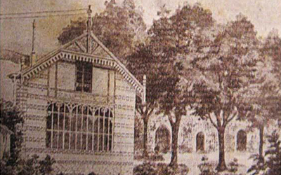 Fachada histórica del Laboratorio Riablay